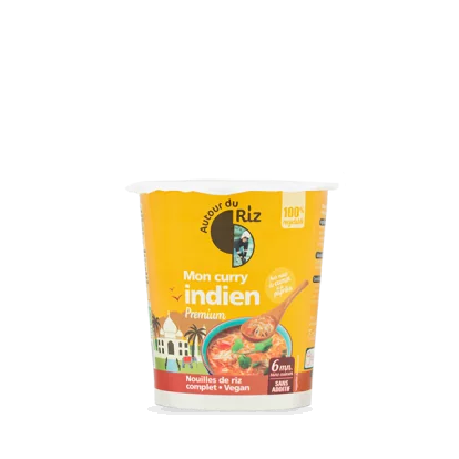 Soupe instantanée bio "Mon curry indien"