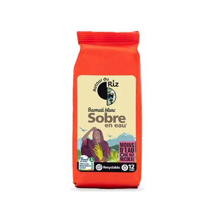 Riz Basmati blanc Sobre en eau 400 g