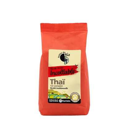 Riz thaï demi-complet bio étuvé 500 g